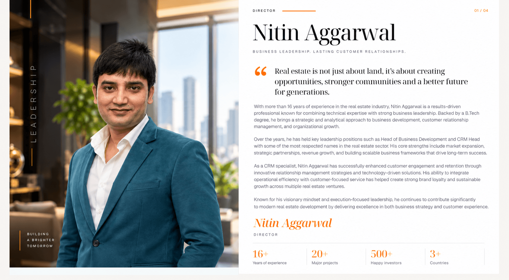 Nitin Aggarwal, Director, Omana Projects